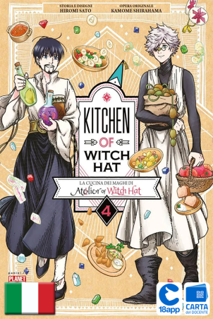 Kitchen Of Witch Hat 4 di Hiromi Sato, Kamome Shirahama