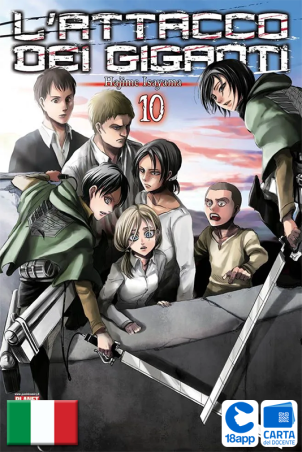 L'Attacco Dei Giganti 10 di Hajime Isayama