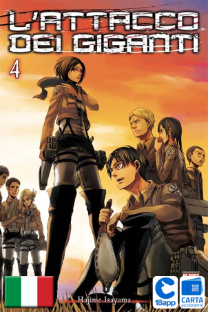 L'Attacco Dei Giganti 4 di Hajime Isayama