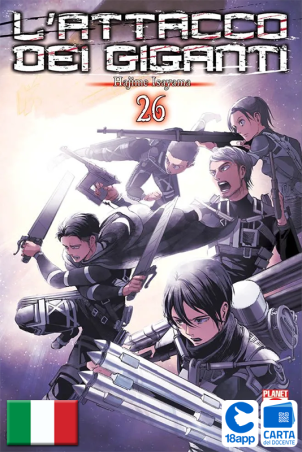 L'Attacco Dei Giganti 26 di Hajime Isayama