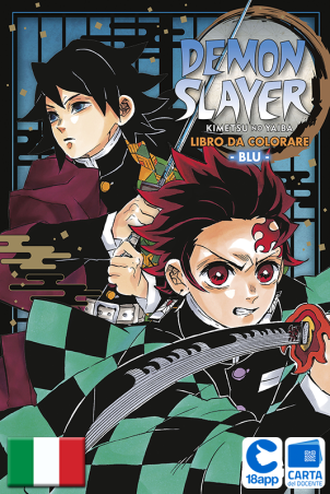 Demon Slayer - Kimetsu No Yaiba Libro Da Colorare 2 (Blu) di Koyoharu Gotouge