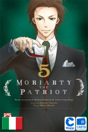 Moriarty The Patriot 5 di Ryosuke Takeuchi e Hikaru Miyoshi
