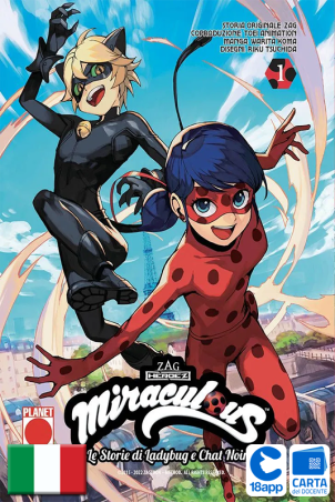 Miraculous – Le Storie Di Lady E Chad Noir 1 di Riku Tsuchida, ZAG, Toei Animation, Warita Koma