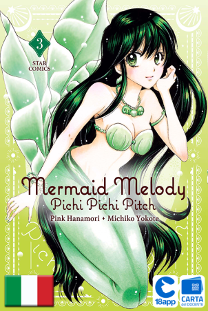 Mermaid Melody Pichi Pichi Pitch 3 di Michiko Yokote, Pink Hanamori