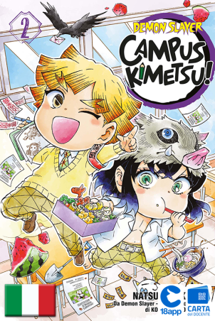 Demon Slayer – Campus Kimetsu! 2 di Koyoharu Gotouge, Natsuki Hokami