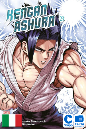 Kengan Ashura 23 di Yabako Sandrovich, Daromeon