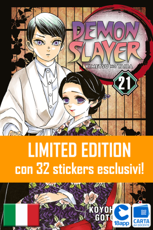 Demon Slayer - Kimetsu No Yaiba 21 Limited Edition di Koyoharu Gotouge