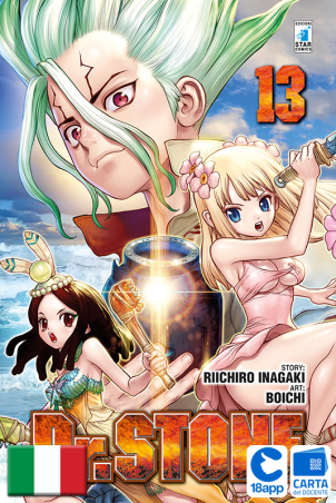 Dr.Stone 13 di Boichi, Riichiro Inagaki